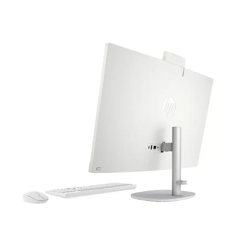 PC todo en uno HP 27-cr0232nw — AMD Ryzen 5 7520U, 16GB RAM, 512GB SSD, 27 inch FHD, Windows 11 Home, Wi‑Fi 6 (blanco)