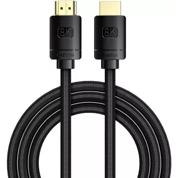 Cable Baseus High Definition Series HDMI 2.1, 8K 60Hz, 3D, HDR, 48Gbit/s, 3m (negro)