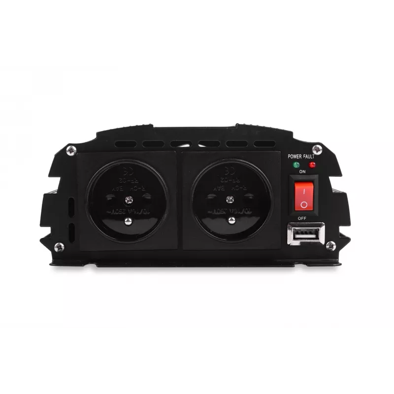 Volt Polska IPS-1000 24/230 V Inversor de onda sinusoidal modificada, 700 W continuos / 1000 W de pico