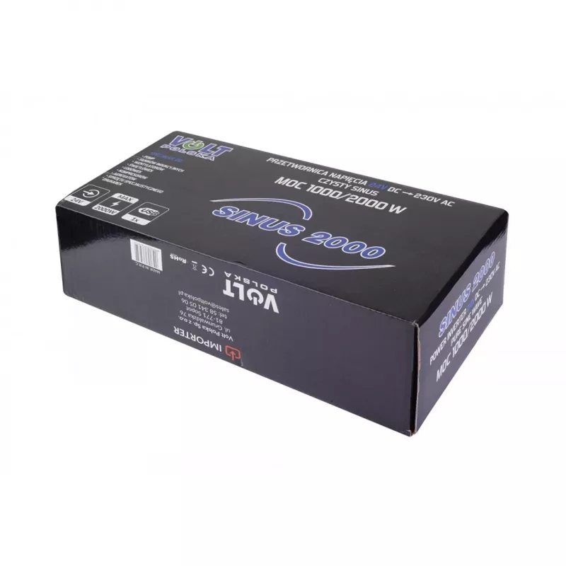 Inversor de onda sinusoidal SINUS SINUS-2000/24 — 2000 W DC 24 V a AC