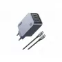 Cargador de interior UGREEN Nexode Pro 3 puertos GaN PD carga rápida 2 USB Type-C