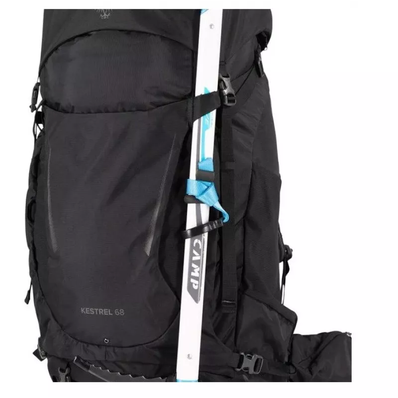Mochila de trekking Osprey Kestrel 48 negra S/M