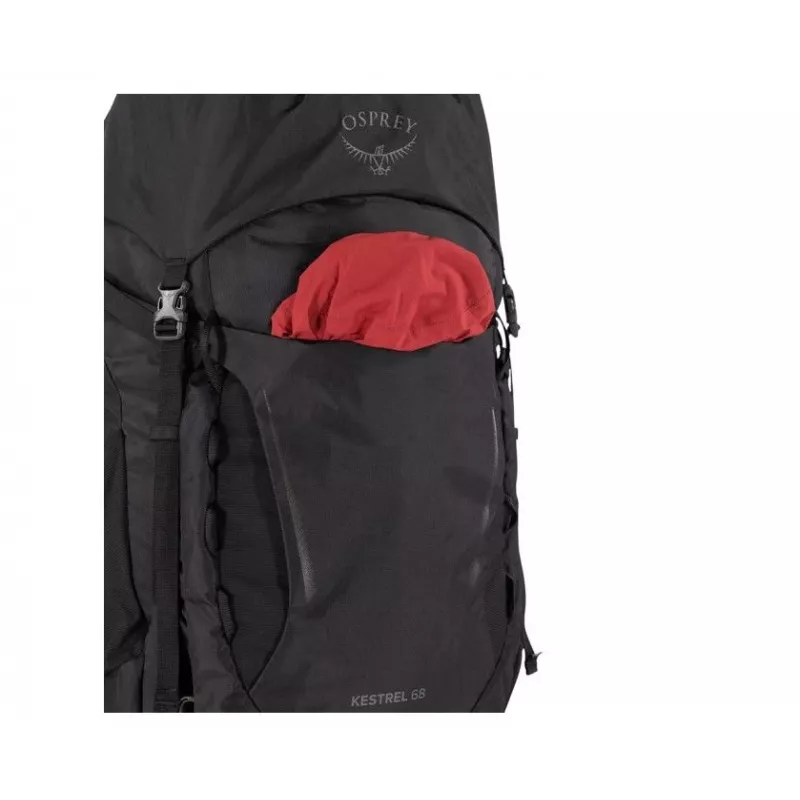 Mochila de trekking Osprey Kestrel 48 negra S/M