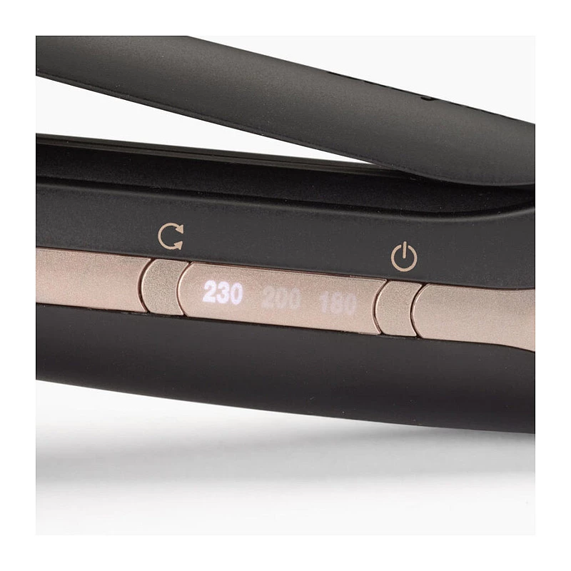 Rizador BaByliss Wave Secret Air C1900E — tecnología Warm, indicador LED, cable de 2,5 m, negro