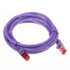 Cable de conexión InLine S/FTP PiMF Cat.6 250MHz PVC cobre lila 2m