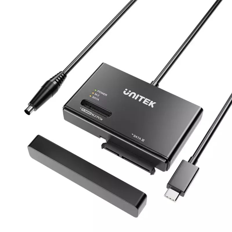 Carcasa para SSD UNITEK S1232A01-EU negra M.2/2,5