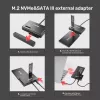 Carcasa para SSD UNITEK S1232A01-EU negra M.2/2,5