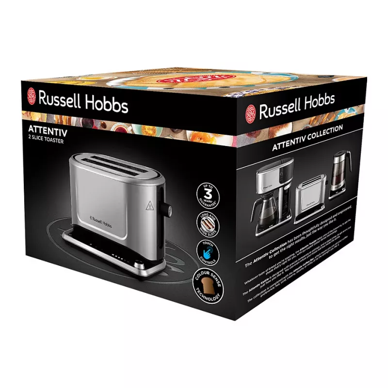 Tostadora Russell Hobbs 26210-56 2 rebanadas acero satinado
