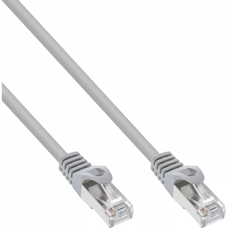 Cable de conexión InLine Cat.5e SF/UTP (S-FTP) gris 20 m