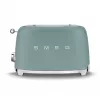 Smeg TSF01EGMEU Tostadora 6 2 rebanadas 950 W cromo, verde
