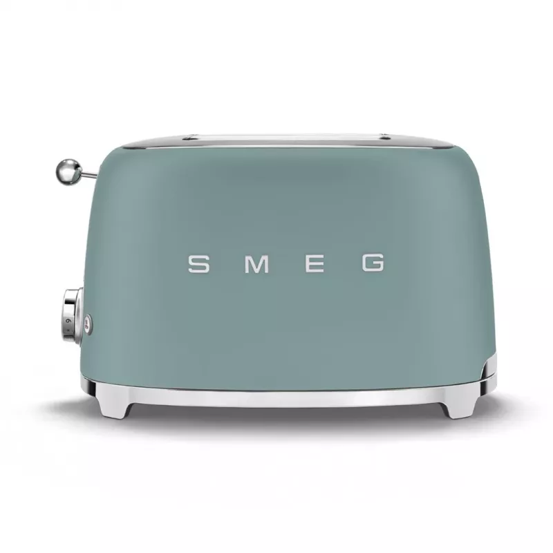 Smeg TSF01EGMEU Tostadora 6 2 rebanadas 950 W cromo, verde