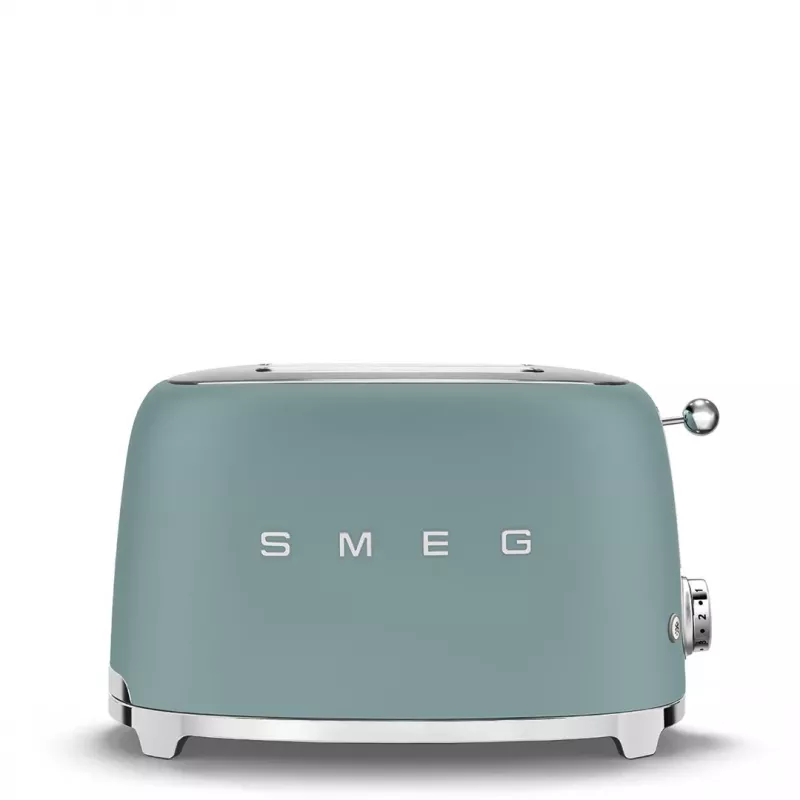 Smeg TSF01EGMEU Tostadora 6 2 rebanadas 950 W cromo, verde