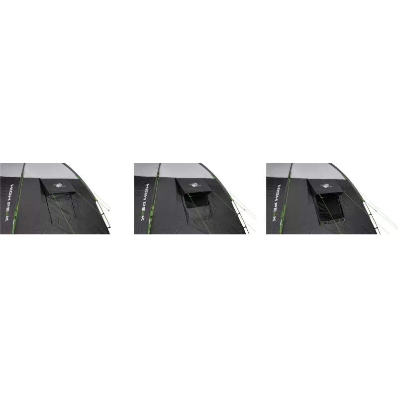 High Peak Santiago 5.0 Green, Grey Tienda de campaña vis-a-vis 11802