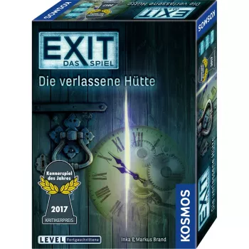 EXIT - El juego - La cabaña abandonada, juego de fiesta Kennerspiel des Jahres 2017