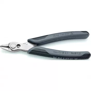 KNIPEX Super Knips XL ESD - Cortaalambres - 1,23 cm - 9,2 mm - 2,1 mm - 9,2 mm - Protección contra descargas electrostáticas (ESD)