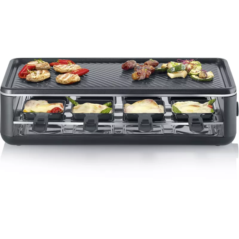 Severin RG 2365 Raclette Grill 8 personas 1300 W negro