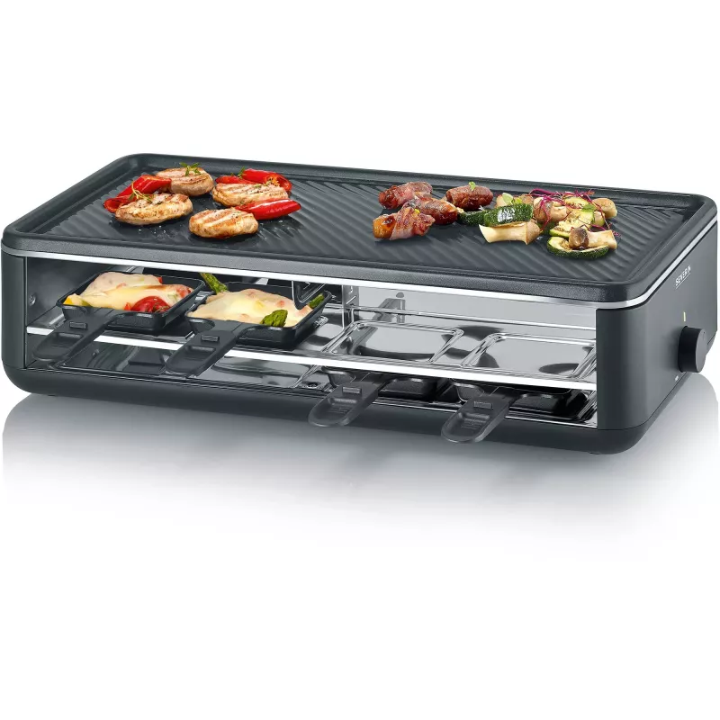 Severin RG 2365 Raclette Grill 8 personas 1300 W negro