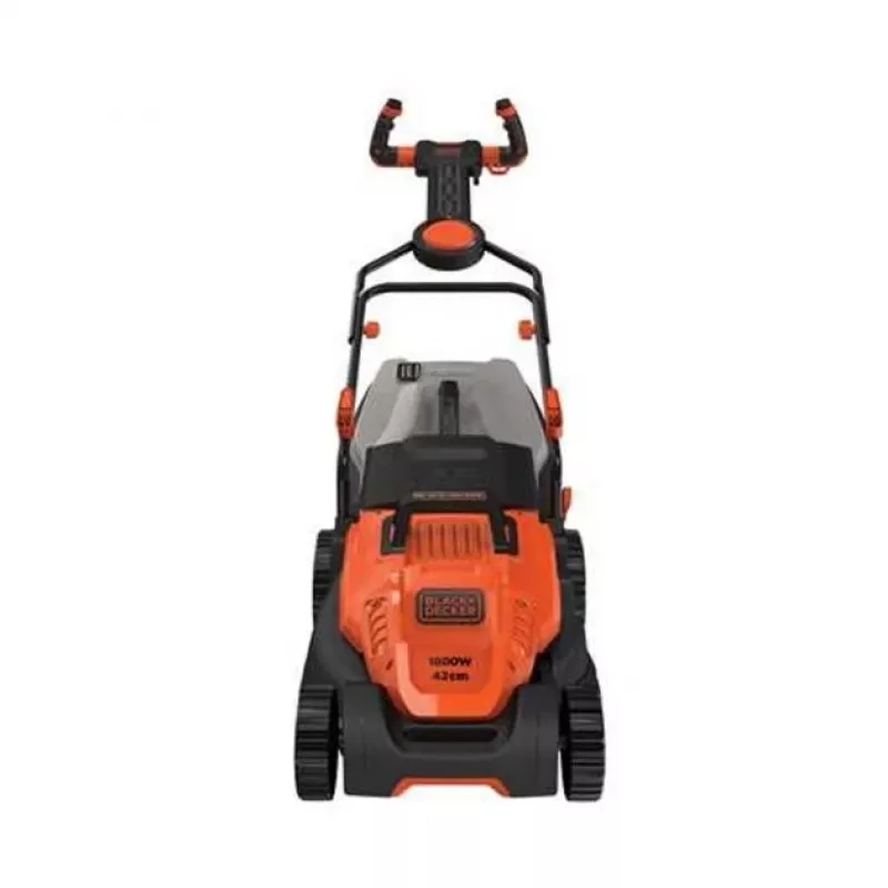 Cortacésped eléctrico Black & Decker con ajuste de altura de corte, mango ajustable en altura con Kla