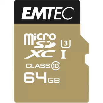 Tarjeta de memoria Emtec 64 GB MicroSDXC Class 10 ECMSDM64GXC10SP