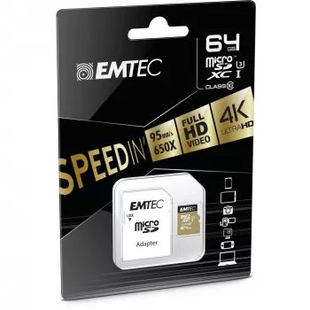 Tarjeta de memoria Emtec 64 GB MicroSDXC Class 10 ECMSDM64GXC10SP