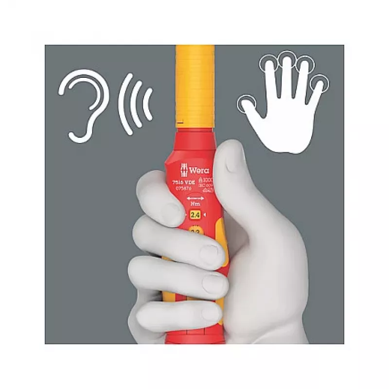 Llave dinamométrica Wera 05075876001 mecánica 2,4 - 4 N⋅m