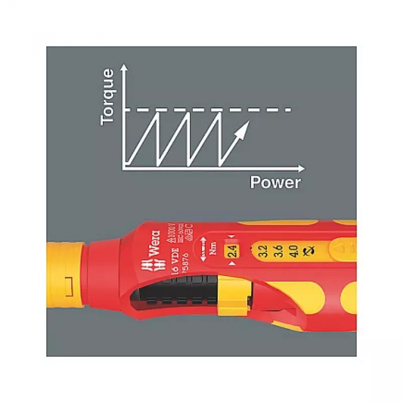 Llave dinamométrica Wera 05075876001 mecánica 2,4 - 4 N⋅m