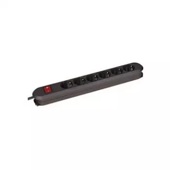 Regleta de alimentación Bachmann 381.450K 1,5 m 6 tomas AC marrón