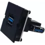 Bachmann 917.122 - USB A - USB 3.2 Gen 1 (3.1 Gen 1) - negro
