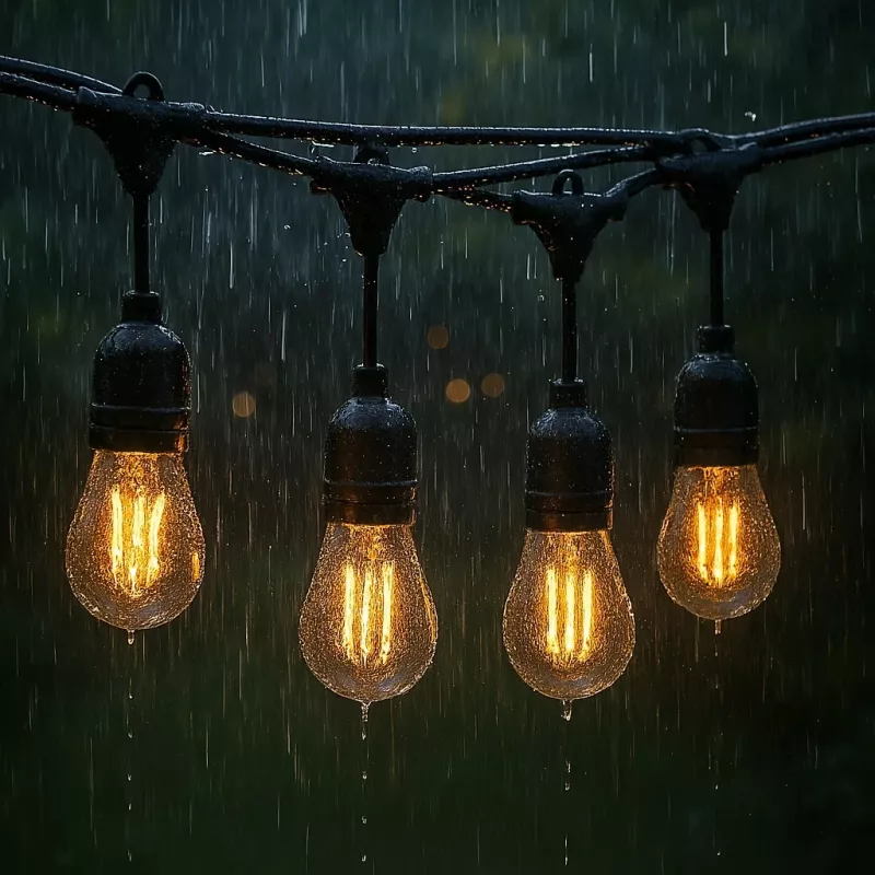 Extralink Guirnalda de luces para jardín, 15 m, 15 bombillas (EX.27696)