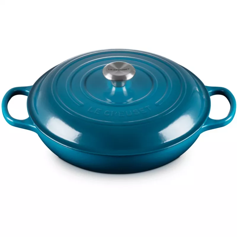 Cazuela baja redonda Le Creuset Signature 30 cm Deep Teal (21180306422430)