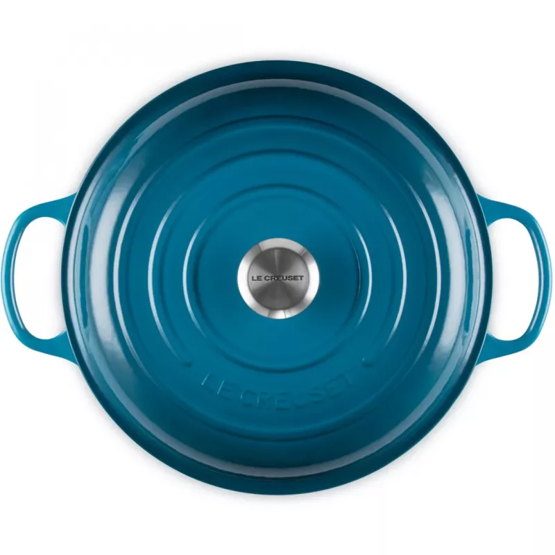 Cazuela baja redonda Le Creuset Signature 30 cm Deep Teal (21180306422430)