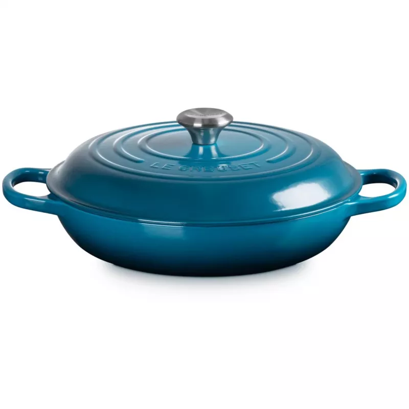Cazuela baja redonda Le Creuset Signature 30 cm Deep Teal (21180306422430)