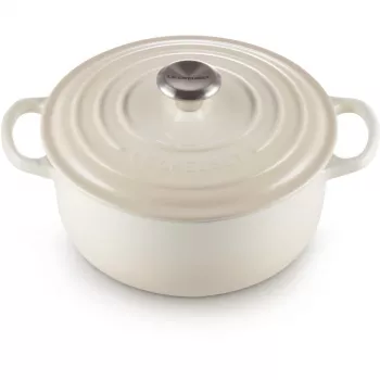 Asador redondo Le Creuset Signature 22 cm Meringue crema (21177227164430)