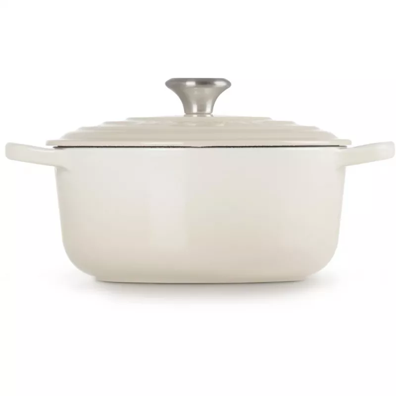 Asador redondo Le Creuset Signature 22 cm Meringue crema (21177227164430)