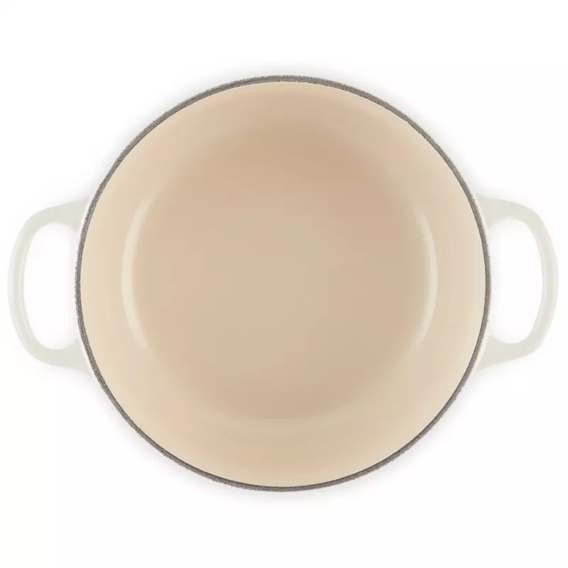 Asador redondo Le Creuset Signature 22 cm Meringue crema (21177227164430)