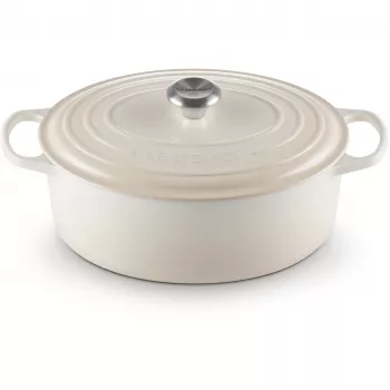 Asador ovalado Le Creuset Signature 31 cm Meringue (21178317164430)