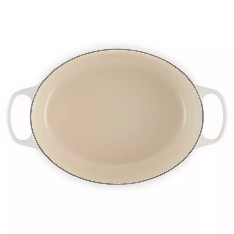 Asador ovalado Le Creuset Signature 31 cm Meringue (21178317164430)