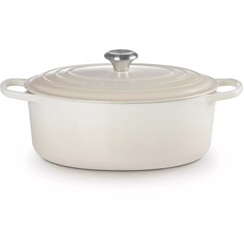Asador ovalado Le Creuset Signature 31 cm Meringue (21178317164430)