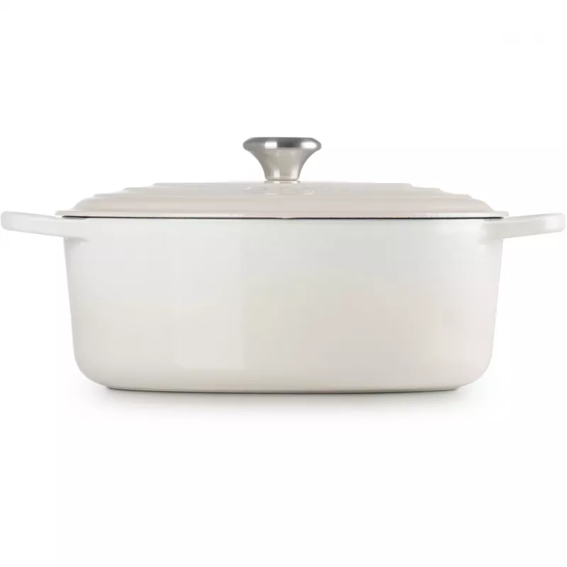 Asador ovalado Le Creuset Signature 31 cm Meringue (21178317164430)