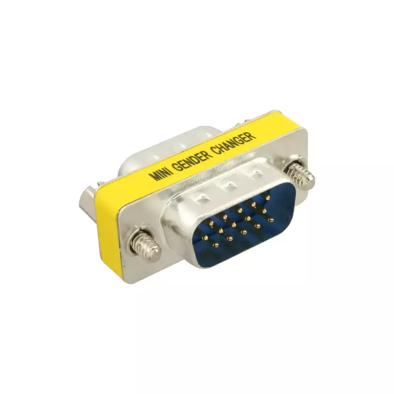 InLine adaptador DB15 HD VGA S-VGA conector macho conector macho