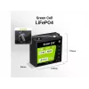 Batería UPS-Batterie Green Cell GC-LFPGC12V20AH litio hierro fosfato 12,8 V 20 Ah, 256 Wh, 185 x 80 x 170 mm, 3 kg