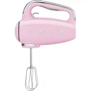Smeg HMF01PKEU batidora de mano con diseño retro años 50 rosa