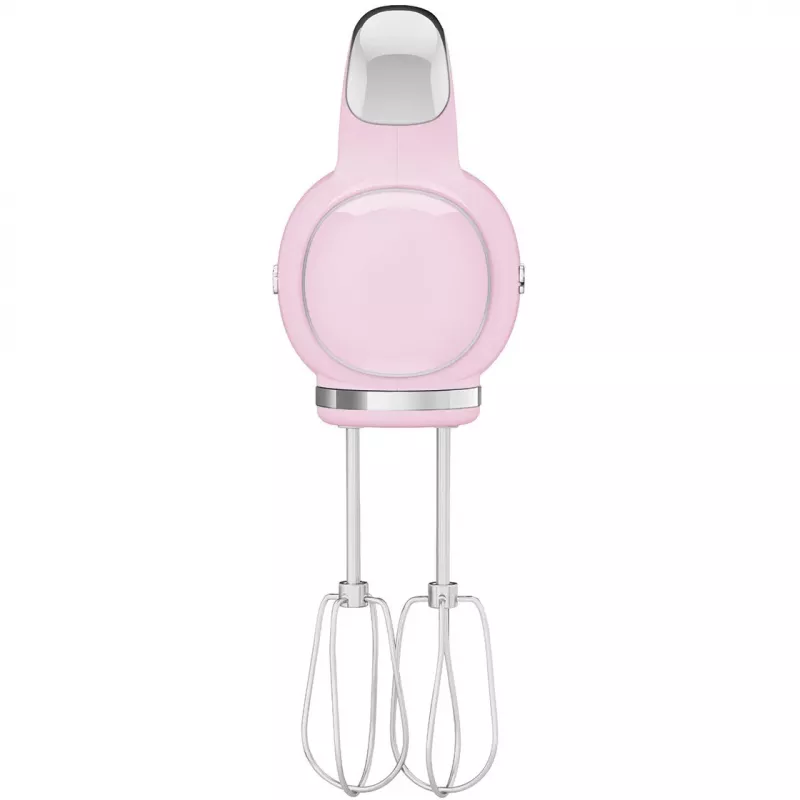 Smeg HMF01PKEU batidora de mano con diseño retro años 50 rosa