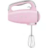 Smeg HMF01PKEU batidora de mano con diseño retro años 50 rosa