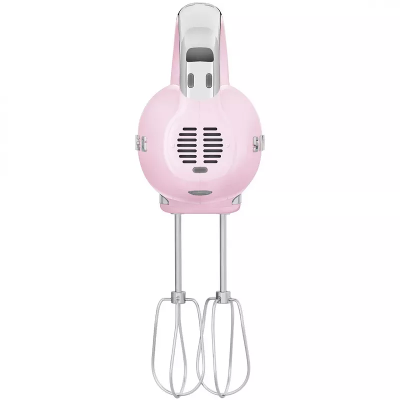 Smeg HMF01PKEU batidora de mano con diseño retro años 50 rosa