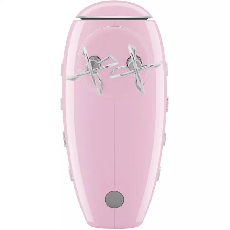 Smeg HMF01PKEU batidora de mano con diseño retro años 50 rosa