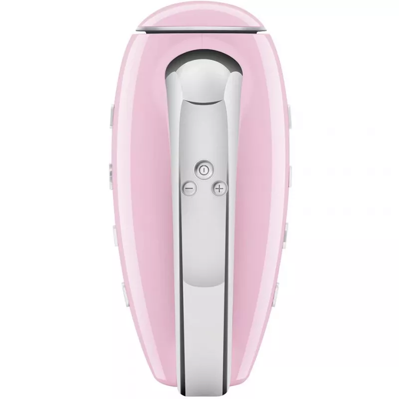 Smeg HMF01PKEU batidora de mano con diseño retro años 50 rosa