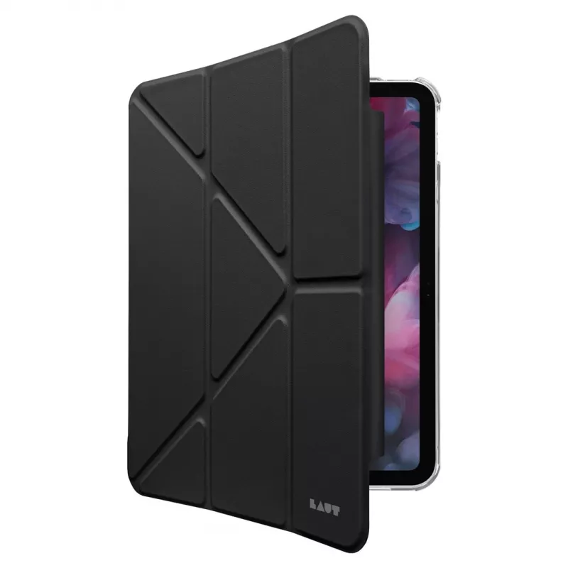 Funda tipo folio LAUT Huex para iPad 10. Gen 2022 – negra, funda folio protectora