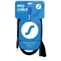 Cable SSQ jack estéreo 3,5 mm a 2x XLR macho MIXLR3 — cable de audio de 3 m