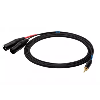 Cable SSQ jack estéreo 3,5 mm a 2x XLR macho MIXLR3 — cable de audio de 3 m